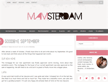 Tablet Screenshot of mamsterdam.com
